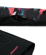Spyder Mila Junior Jacket 2026 ski jacket -- Black colorway outside profile showing zippered pockets and seams