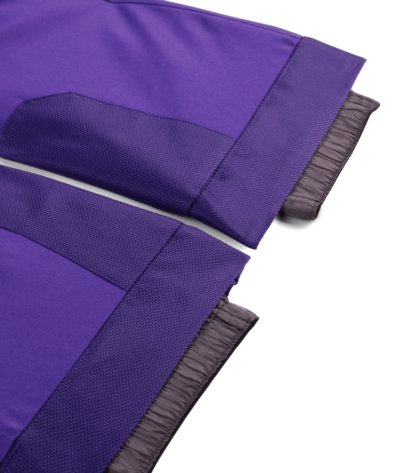 Spyder Olympia Juinor Pant ski pant -- Purple Flash colorway back view showing seat and fit