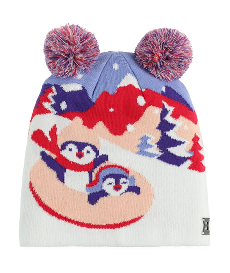 Spyder Penguin Double Pom Hat product -- product view at Willis Ski and Board Pittsburgh