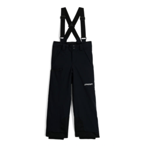Spyder Propulsion Junior Pant ski pant -- front view on model showing insulated ski pant at Willis Ski and Board Pittsburgh