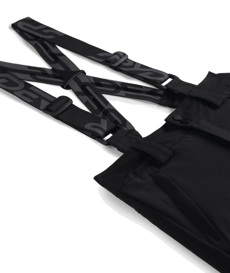 Spyder Propulsion Junior Pant ski pant -- Black colorway waistband and suspender detail