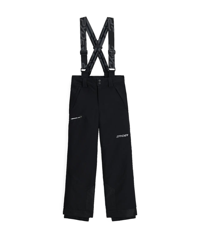 Spyder Propulsion Junior Pant 2026 ski pant -- front view on model showing insulated ski pant at Willis Ski and Board