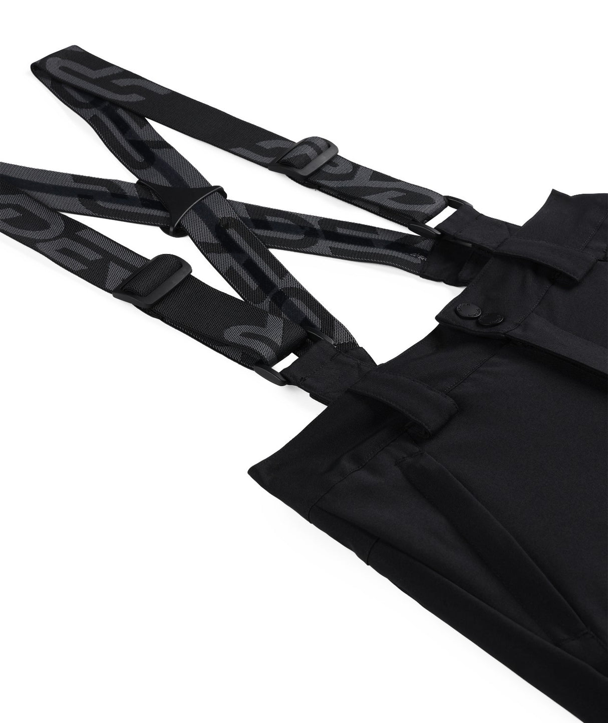 Spyder Propulsion Junior Pant 2026 ski pant -- Black colorway front view on model