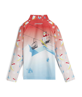 Spyder Reflect Toddler 1/2 Zip 2026 product -- Coral Haze 2 colorway product view