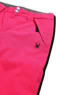 Spyder Revel Junior Pant ski pant -- Pink colorway back view showing seat and fit