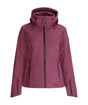 Spyder Schatzi Womens Jacket 2026 ski jacket -- front view on model showing insulated shell and hood at Willis Ski and Board