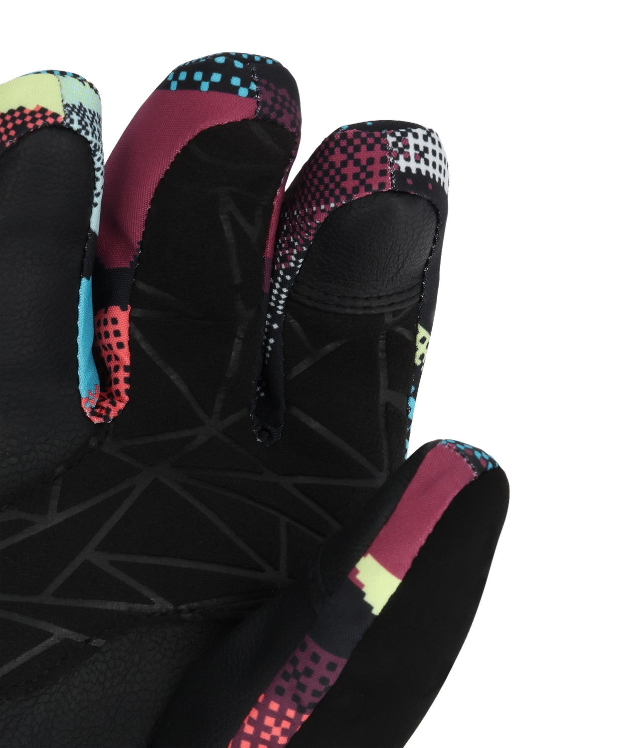 Spyder Synthesis Junior Glove 2026 glove -- Multi Mountain colorway palm view