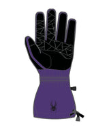 Spyder Synthesis Junior Glove glove -- Purple Flash colorway palm view