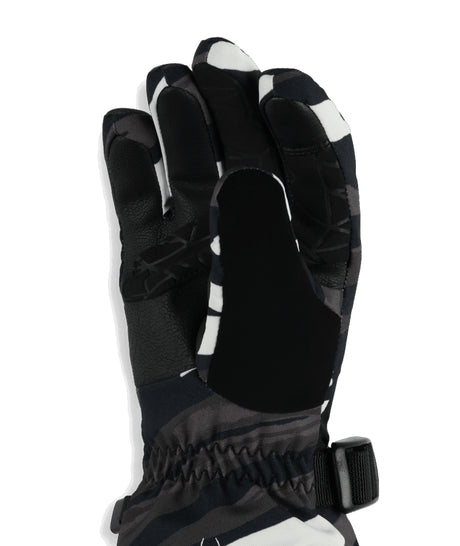 Spyder Synthesis Junior Glove glove -- Tiger Polar colorway palm view