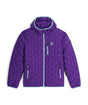 Spyder Zenith Hooded Down Mens Jacket 2026 ski jacket -- front view on model showing insulated shell and hood at Willis Ski