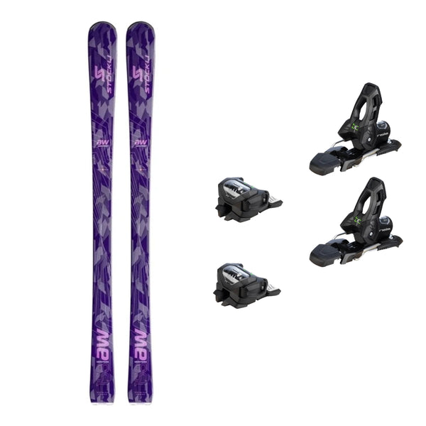 This is an image of Stockli Montero AW Skis 2026 Package with Attack 11 Ski Bindings