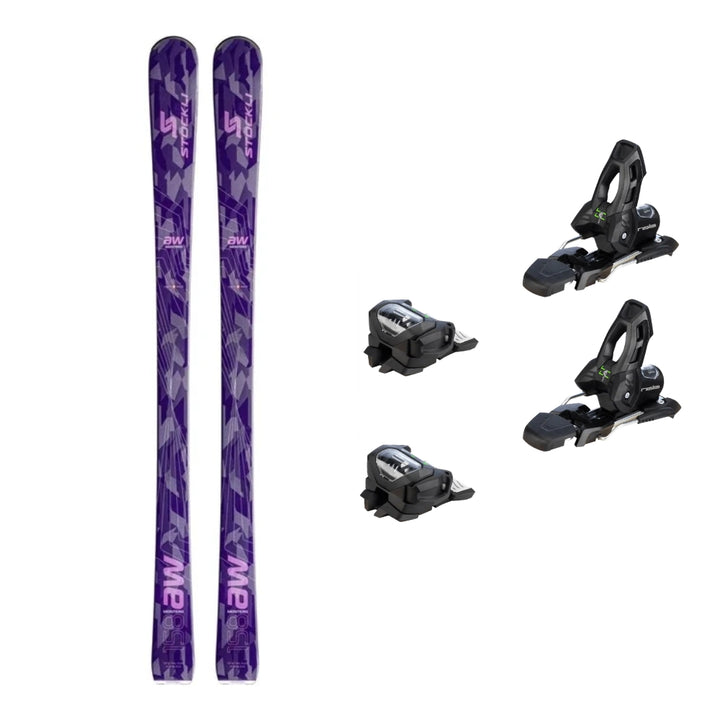This is an image of Stockli Montero AW Skis 2026 Package with Attack 11 Ski Bindings