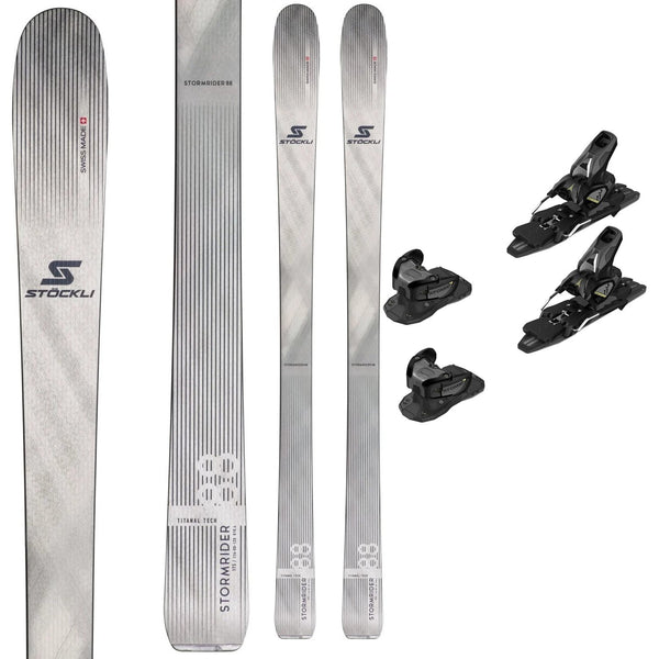 This is an image of Stockli Stormrider 88 Skis Package