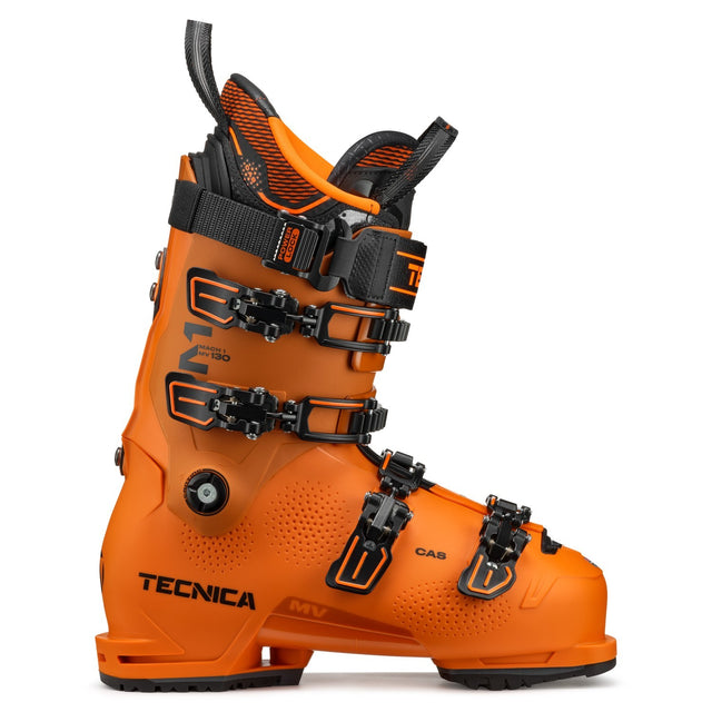Tecnica Mach1 Mv 130 Ski Boots 2026 alpine ski boot -- outside profile view at Willis Ski and Board Pittsburgh