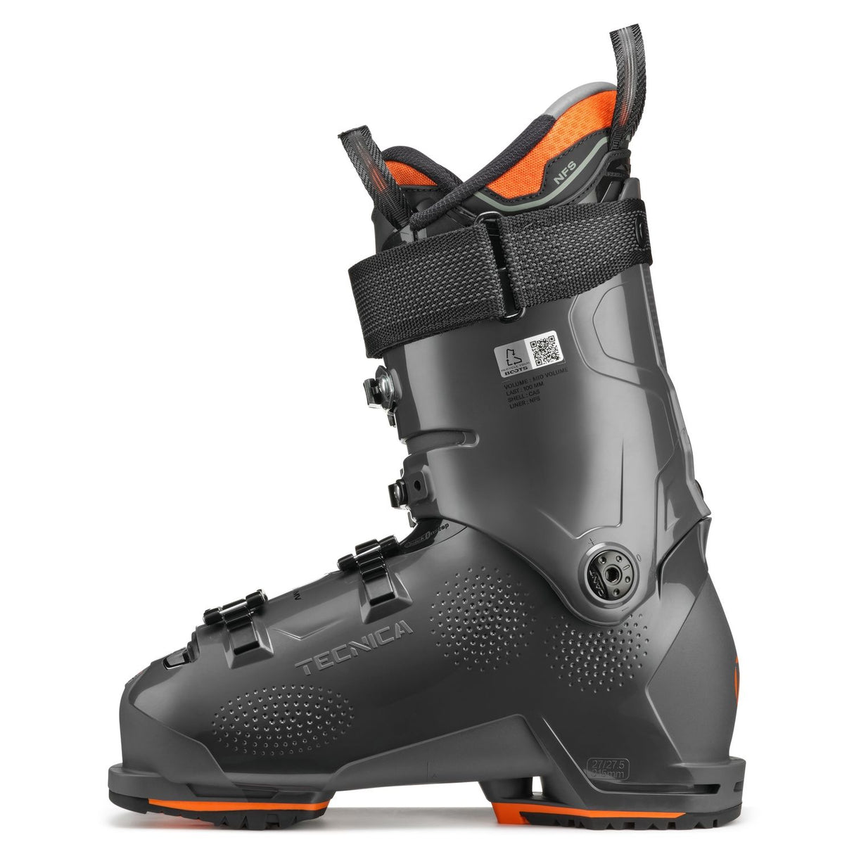 Tecnica Mach Sport Mv 100 Boots 2026 product -- Race Grey colorway product view