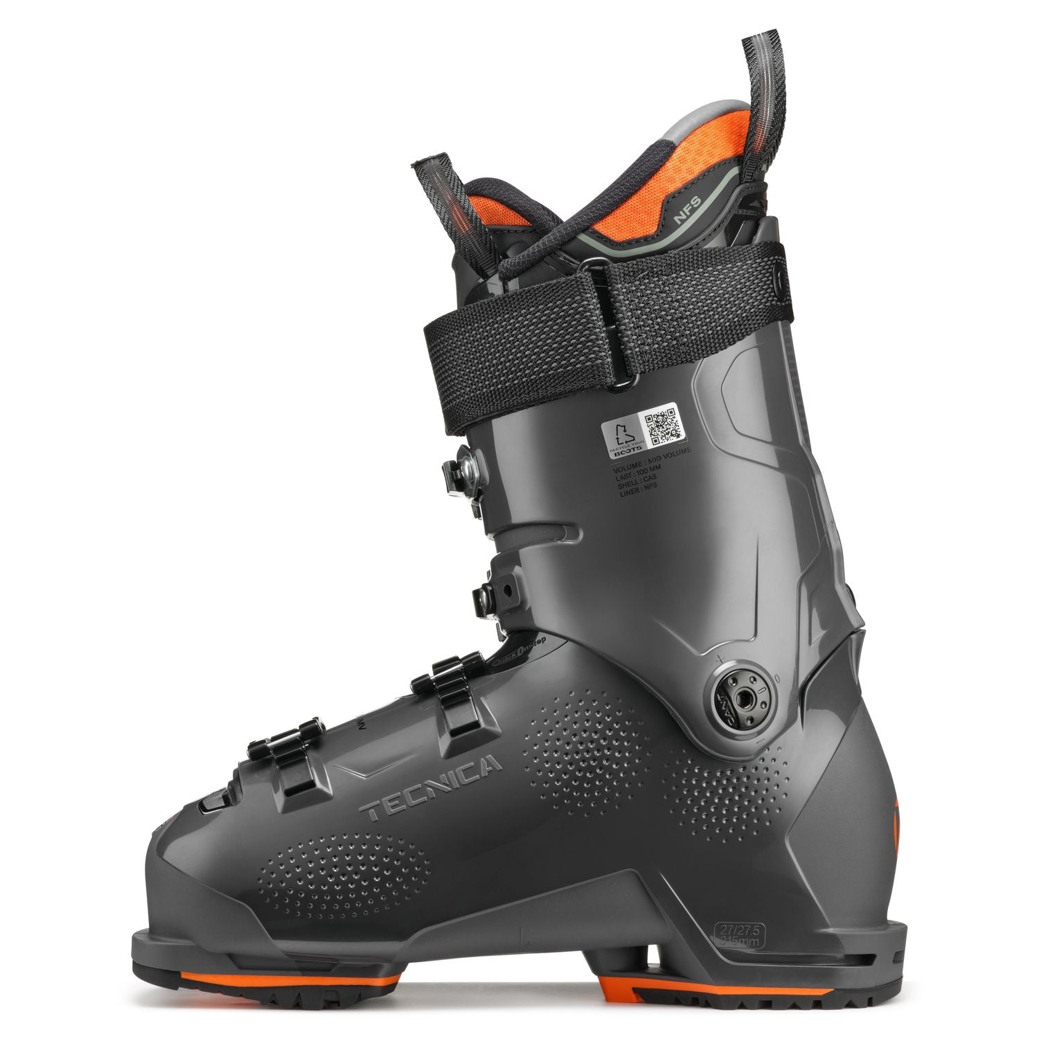 Tecnica Mach Sport Mv 100 Boots 2026 product -- Race Grey colorway product view