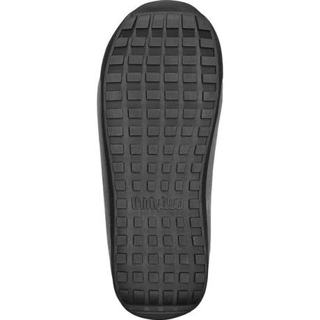 Thirtytwo Stw Double Boa Snowboard Boots 2026 snowboard boot -- Black Dark Gray 9 colorway outside profile showing lacing