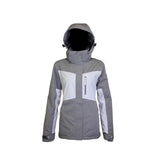 Turbine Wilder Womens Jacket ski jacket -- front view on model showing insulated shell and hood at Willis Ski and Board