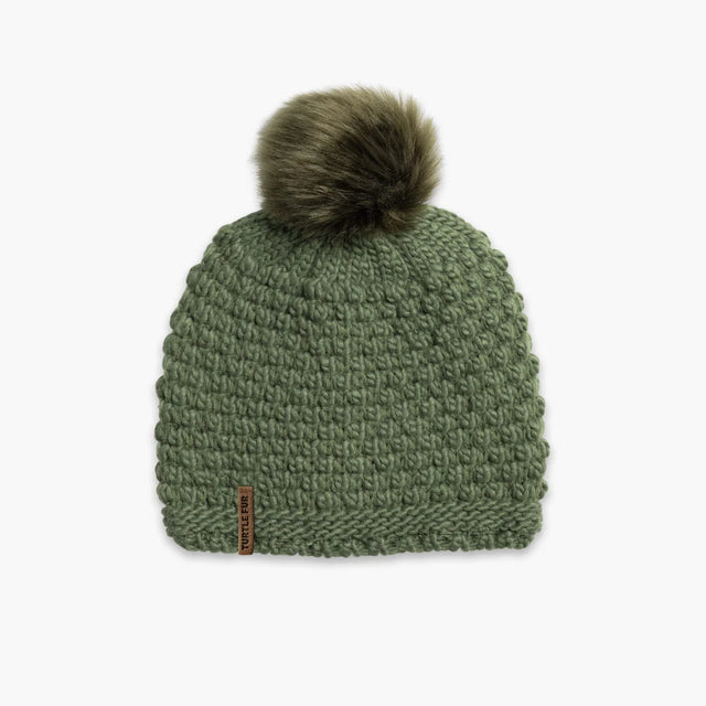 Turtel Fur Snowfall Beanie product -- product view at Willis Ski and Board Pittsburgh
