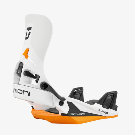 Union Atlas Step On Snowboard Bindings 2026 snowboard binding -- top view showing highback and strap detail at Willis Ski