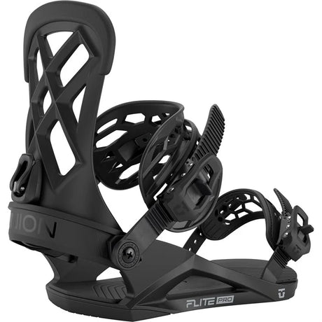 Union Flight Pro Snowboard Bindings 2026 snowboard binding -- top view showing highback and strap detail at Willis Ski and