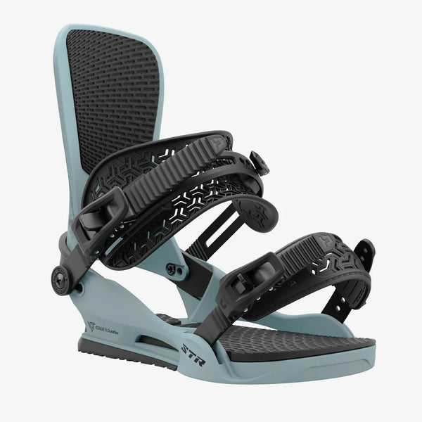 This is an image of Union STR Snowboard Bindings