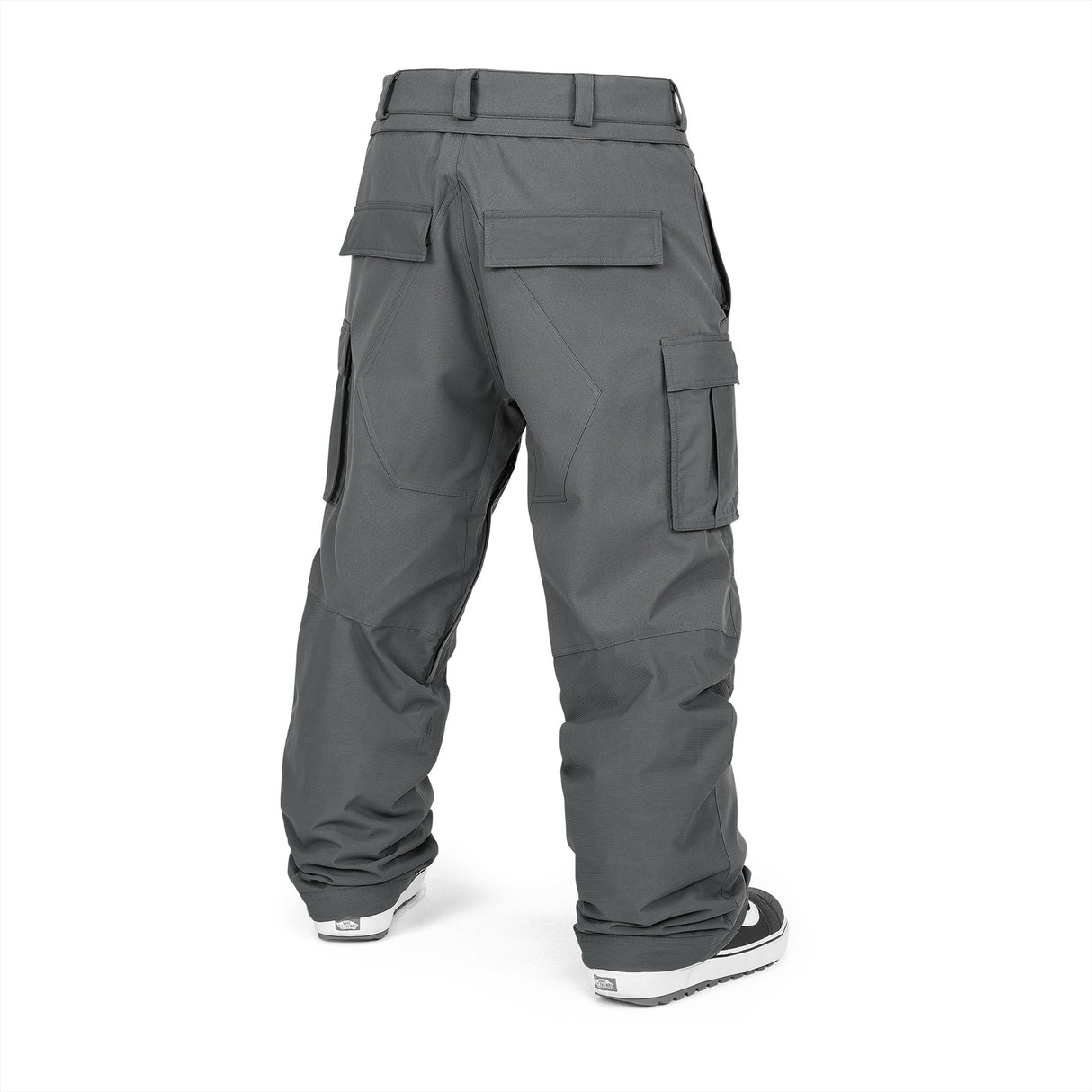 Volcom Nwrk Baggy Mens Pant ski pant -- Charcoal colorway front view on model