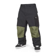 Volcom Nwrk Baggy Mens Pant ski pant -- front view on model showing insulated ski pant at Willis Ski and Board Pittsburgh