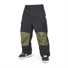 Volcom Nwrk Baggy Mens Pant ski pant -- front view on model showing insulated ski pant at Willis Ski and Board Pittsburgh
