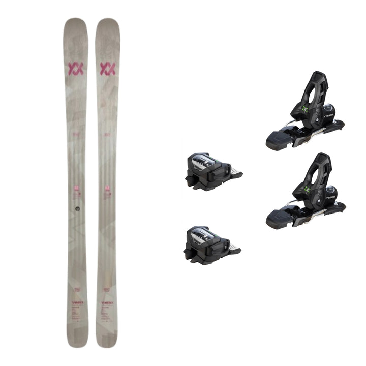 This is an image of Volkl Secret 88 Skis Package with Attack 11 Ski Bindings