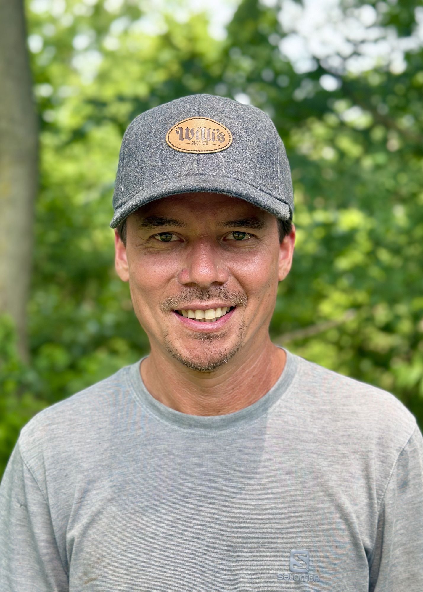 Willis Wool Logo Ball Cap accessories -- front view available at Willis Ski and Board Pittsburgh