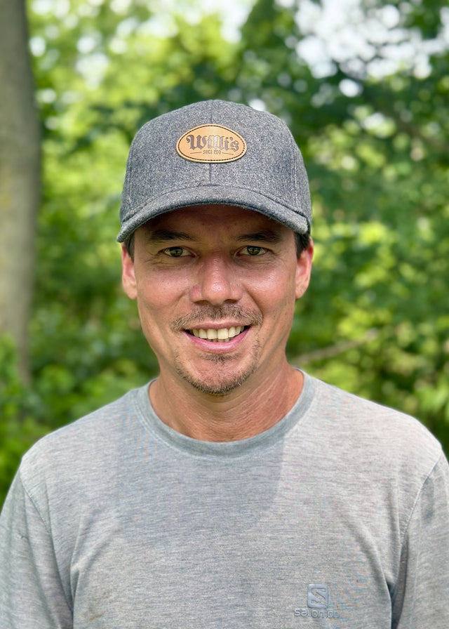 Willis Wool Logo Ball Cap accessories -- front view available at Willis Ski and Board Pittsburgh