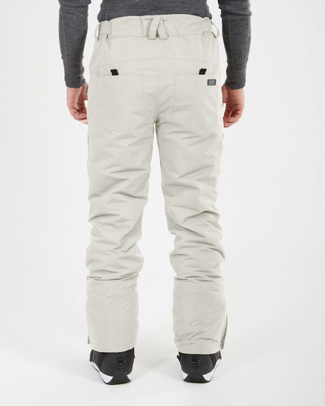 Xtm Glide Mens Pant 2026 ski pant -- Stone Grey colorway front view on model