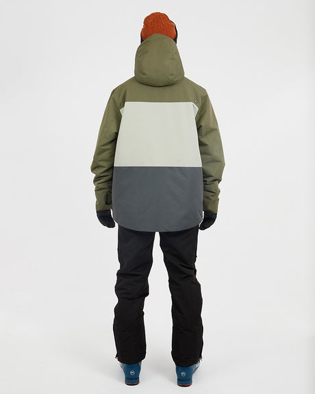Xtm Traverse Iii Mens Jacket 2026 ski jacket -- Kalamata colorway lifestyle view showing full jacket silhouette