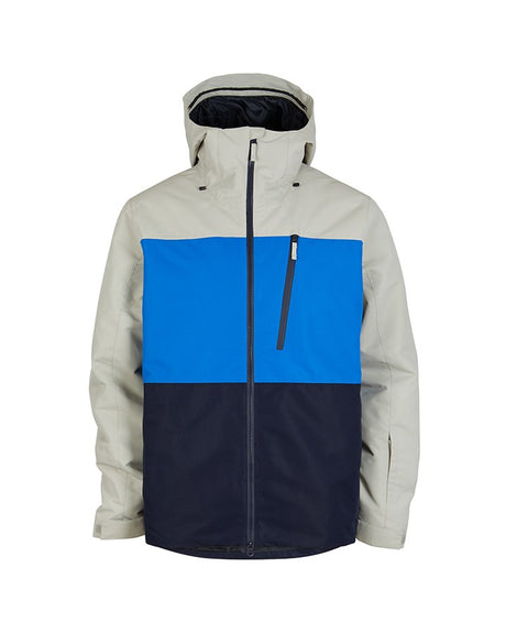 Xtm Traverse Iii Mens Jacket 2026 ski jacket -- Stone Grey colorway lifestyle view showing full jacket silhouette