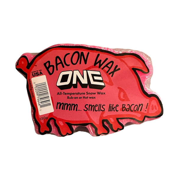 This is an image of ONE Mfg Bacon Wax 150g (smells like bacon!)