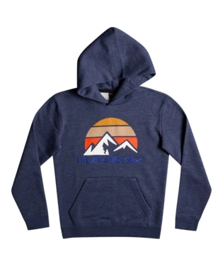 This is an image of QuikSilver Big Logo Snow junior hoodie
